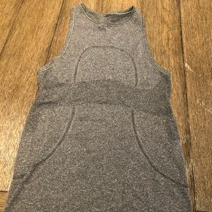 Lululemon. High neck gray swiftly. Size 4
